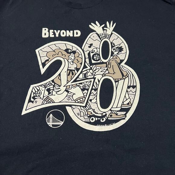Golden State Warriors Unisex Beyond 28 Black History Month T-Shirt Size X-Large - Picture 3 of 8